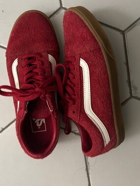 Vans originals red